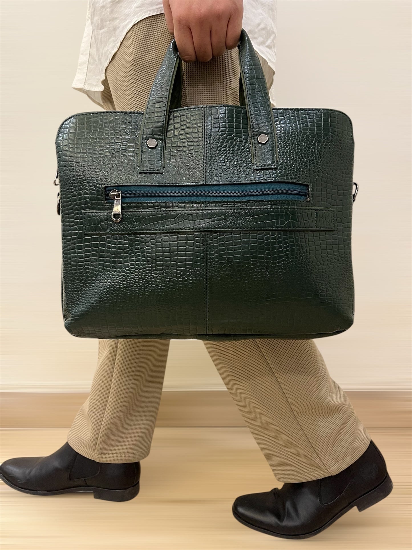 Enchanted Emerald Leather Bag